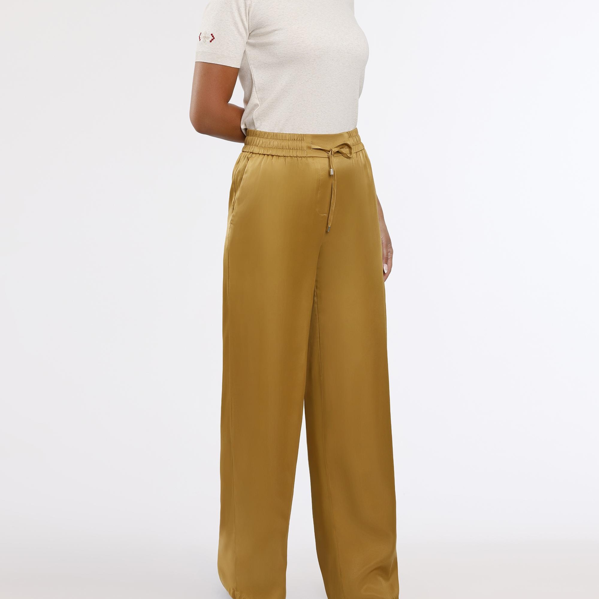 YARGICI Geniş Yüksek Bel Pantolon