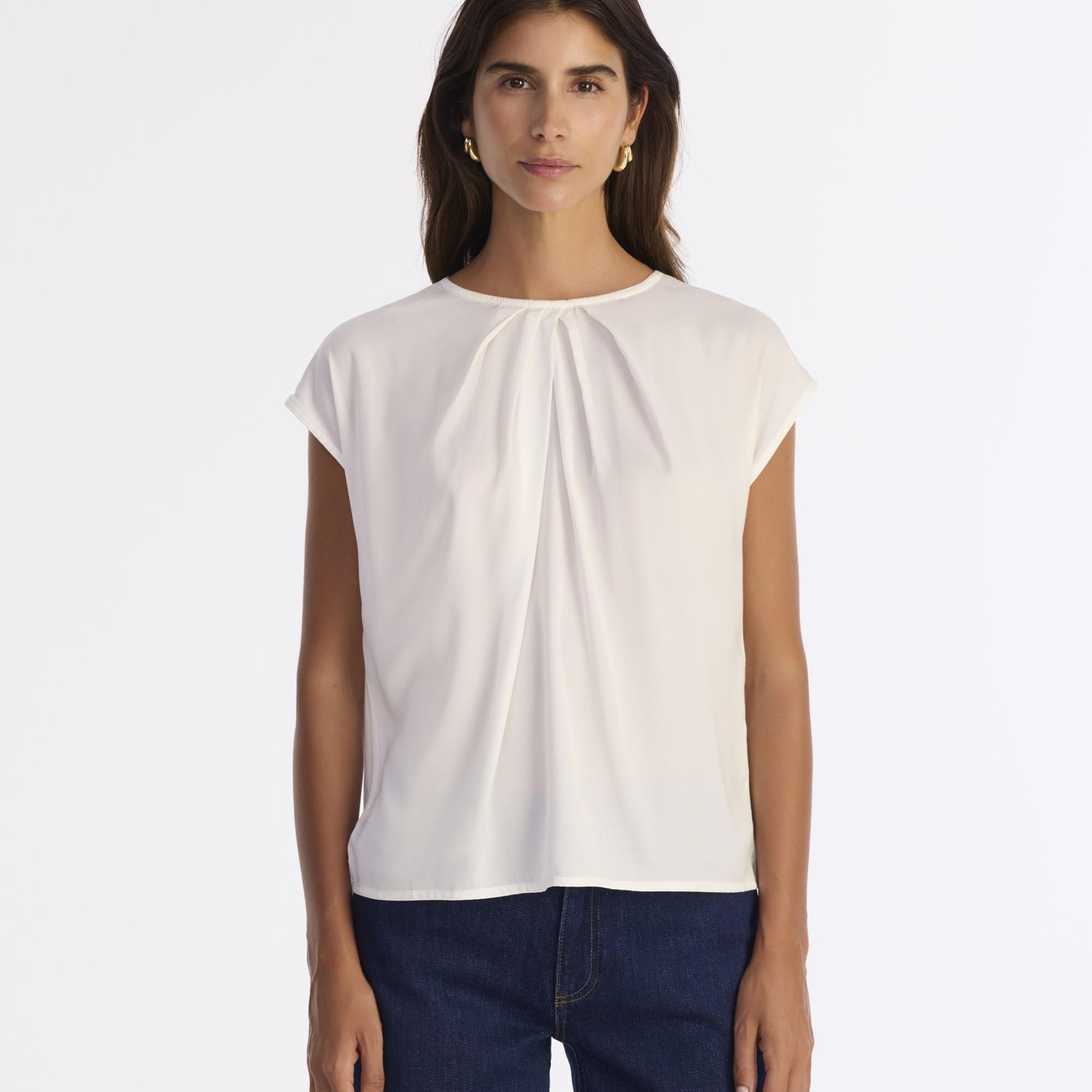 YARGICI Regular Bisiklet Yaka Kısa Kol Bluz