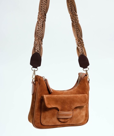  YARGICI Örgü Saplı Cep Detaylı Çapraz Çanta