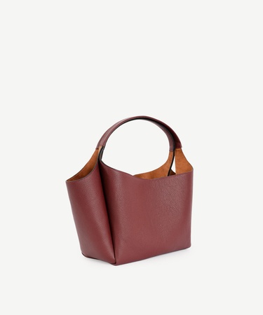  YARGICI Alcantara Astarlı Deri Omuz Çantası