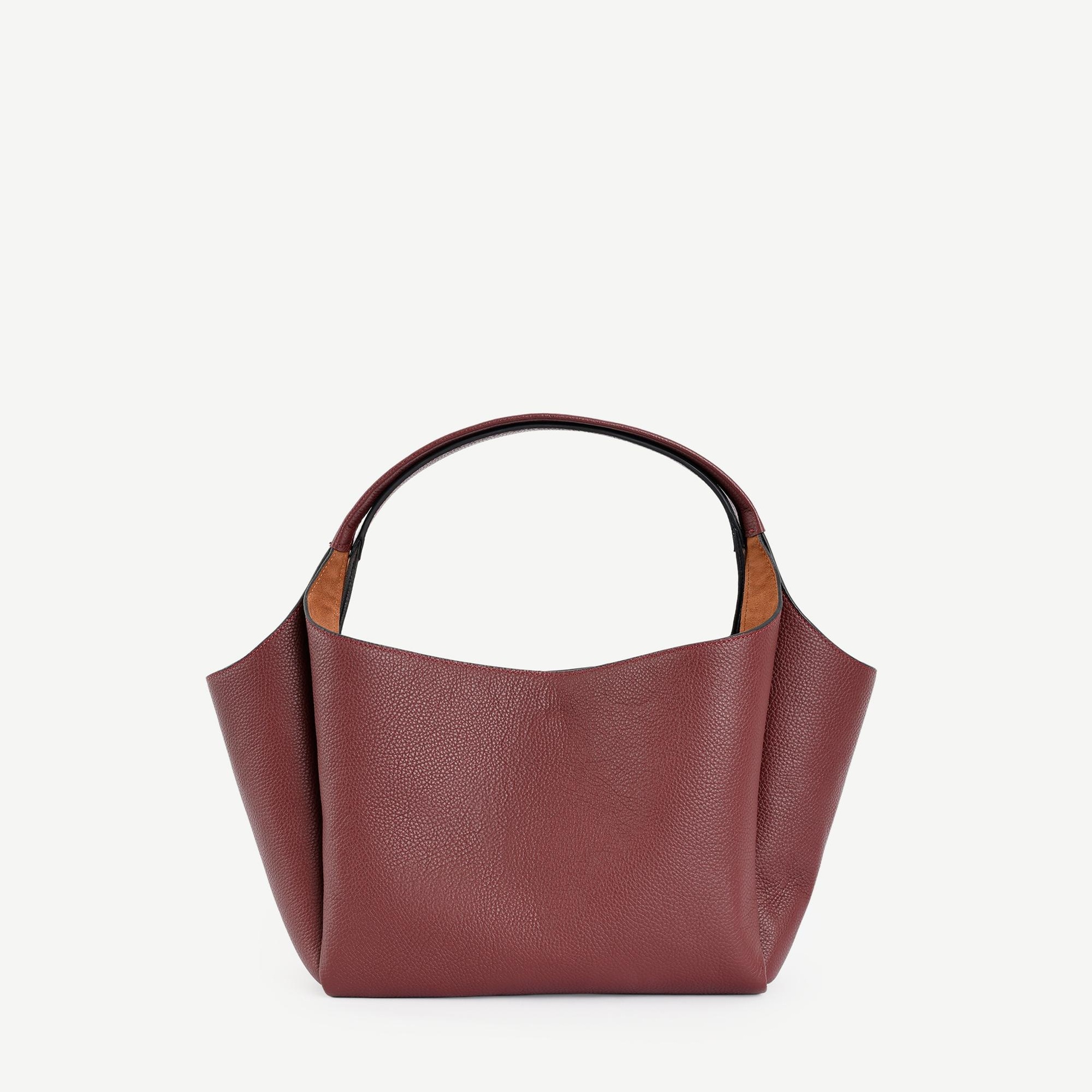 YARGICI Alcantara Astarlı Deri Omuz Çantası