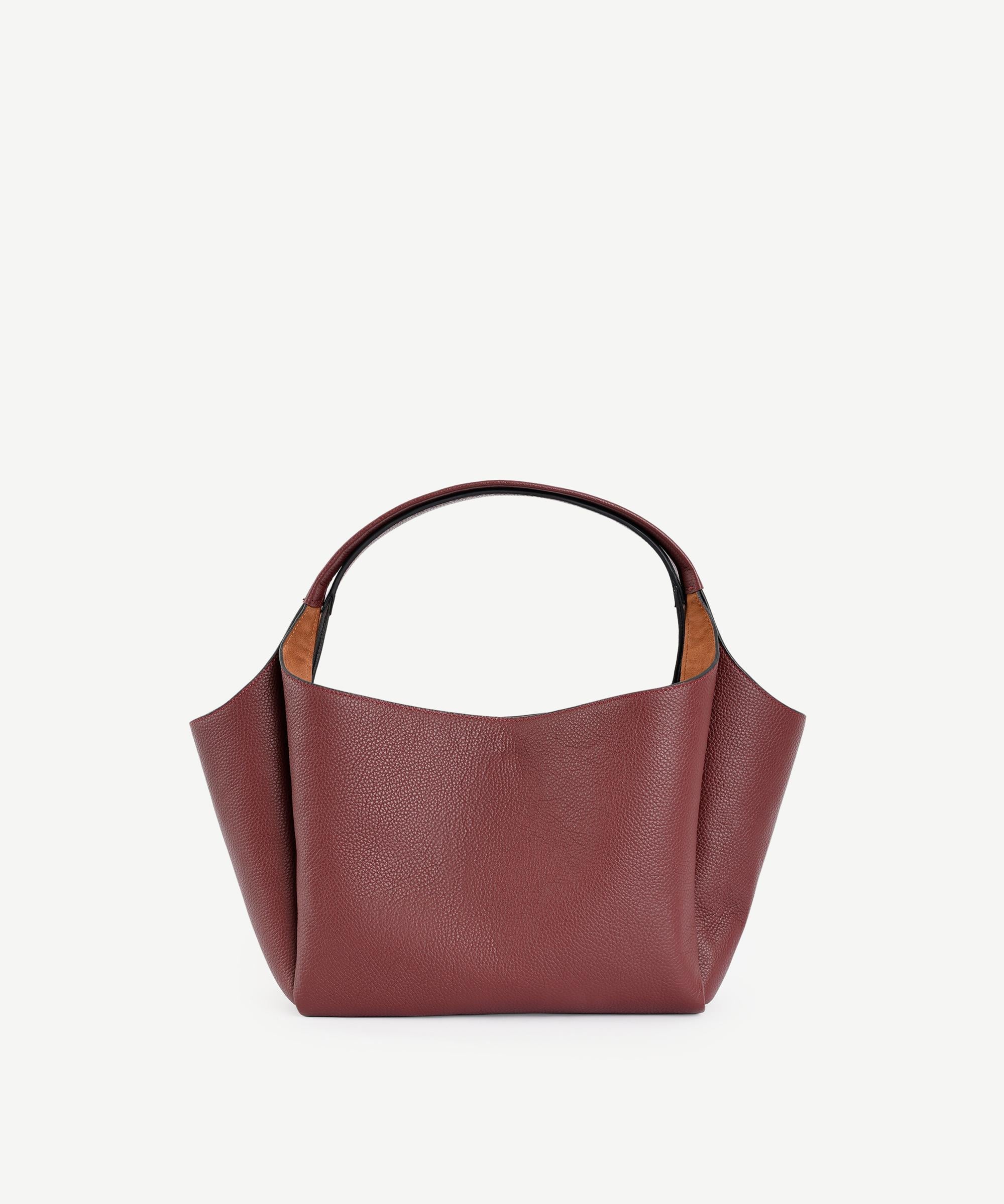  YARGICI Alcantara Astarlı Deri Omuz Çantası