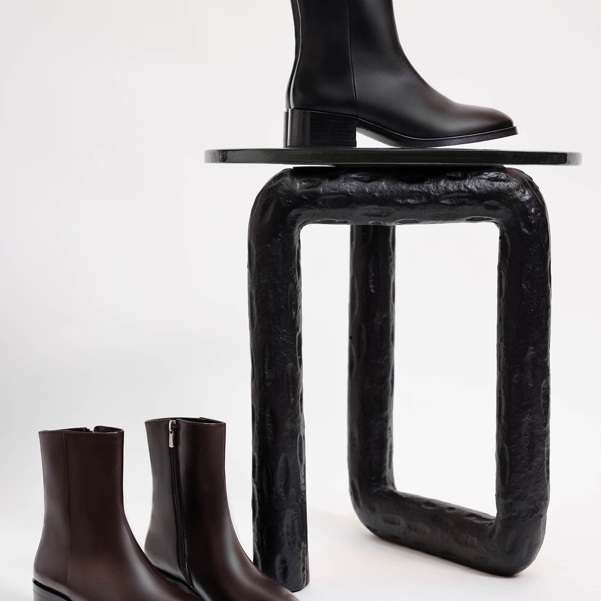 YARGICI Yumuşak Deri Düz Bot