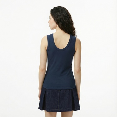  Calvin Klein Modal Tank Essential Kadın Lacivert T-Shirt