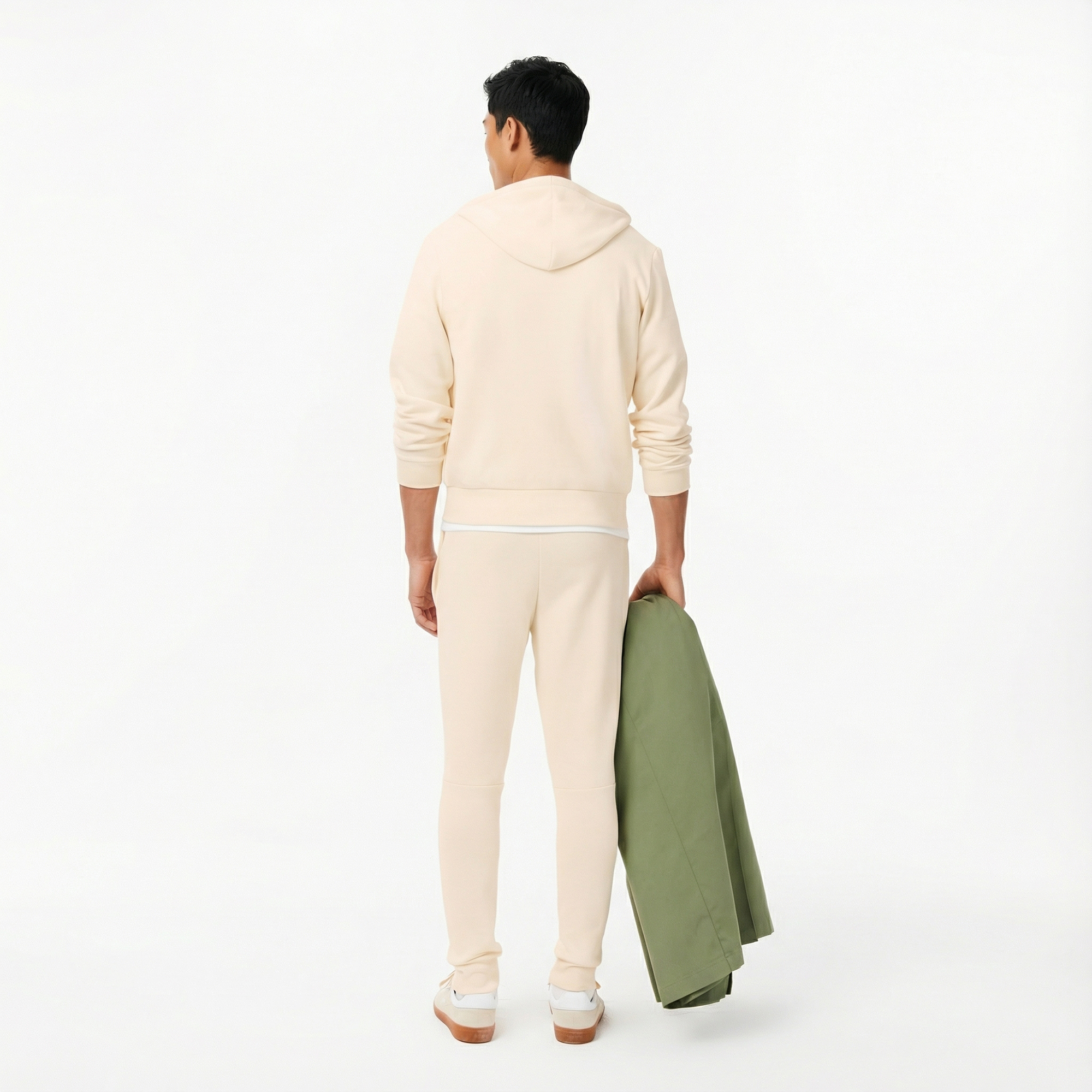  Lacoste Erkek Slim Fit Krem Eşofman Altı