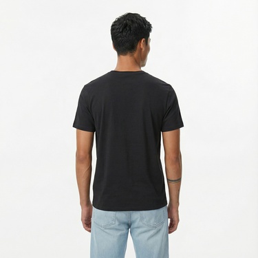  Calvin Klein Deboss Mono Graphic Erkek Siyah T-Shirt