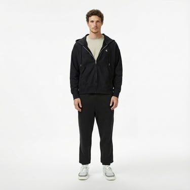  Calvin Klein Premium Terry Monogram Erkek Siyah Sweatshirt