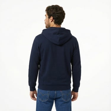  Tommy Hilfiger Essential İntechno Through Erkek Lacivert Kapüşonlu Ceket