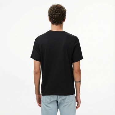  Tommy Hilfiger Cotton Modal Erkek Siyah T-Shirt