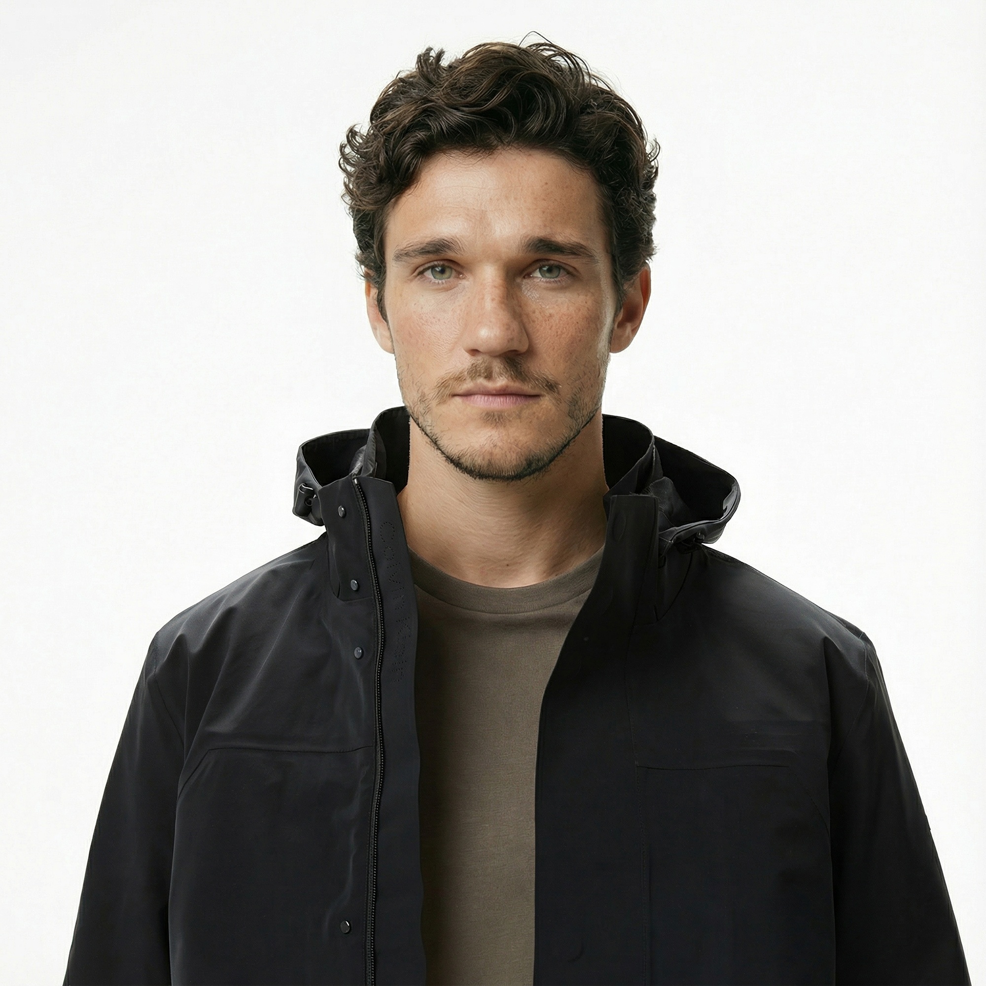 Calvin Klein Tech Hooded City Erkek Siyah Mont