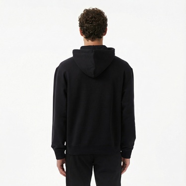  Calvin Klein Terry Cursive Graphic Erkek Siyah Sweatshirt