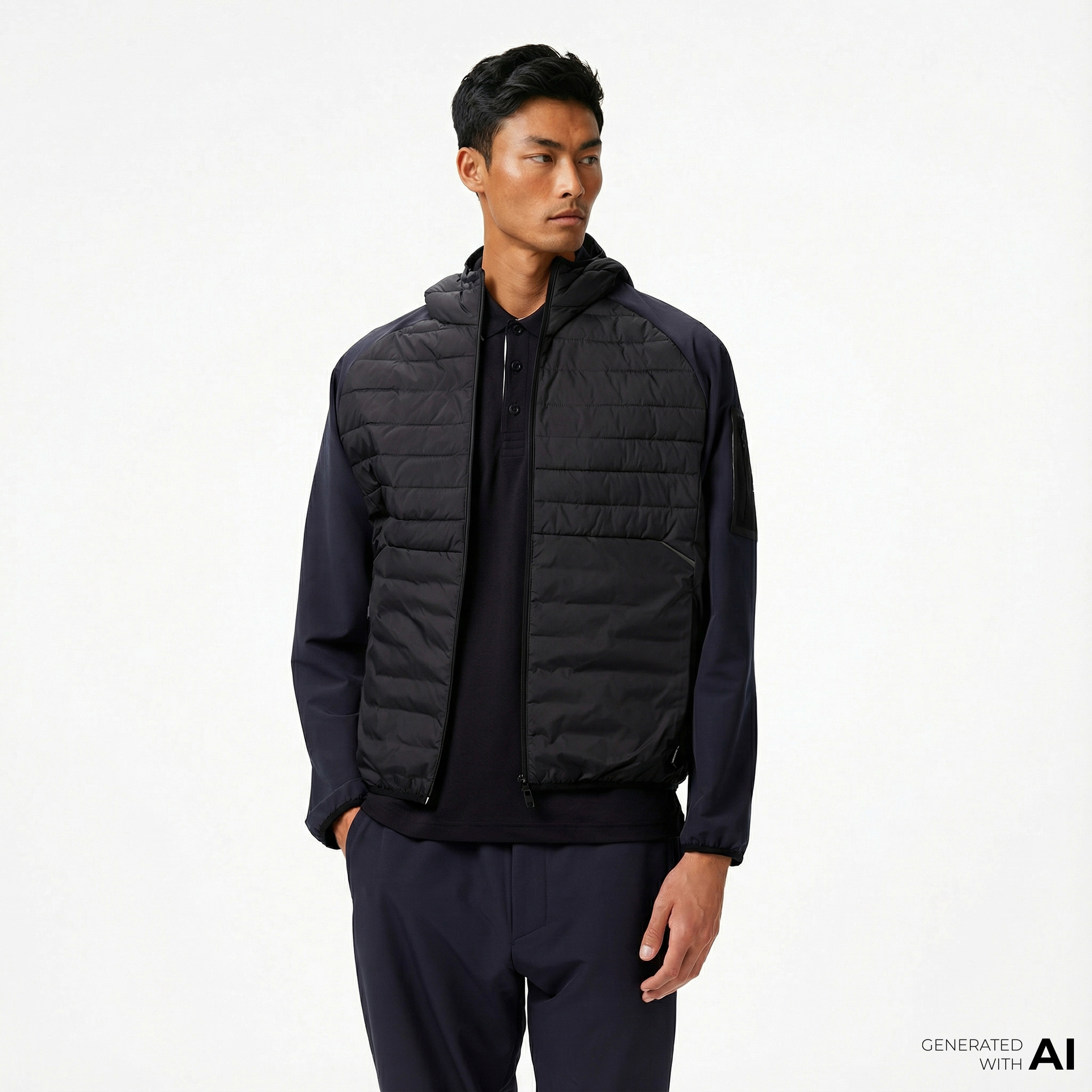  Boss Urbanex Hybrid Erkek Koyu Mavi Ceket