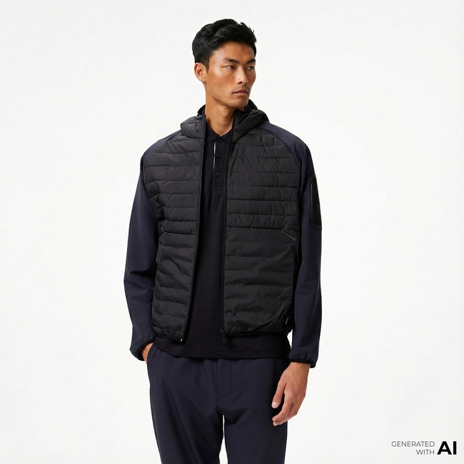  Boss Urbanex Hybrid Erkek Koyu Mavi Ceket