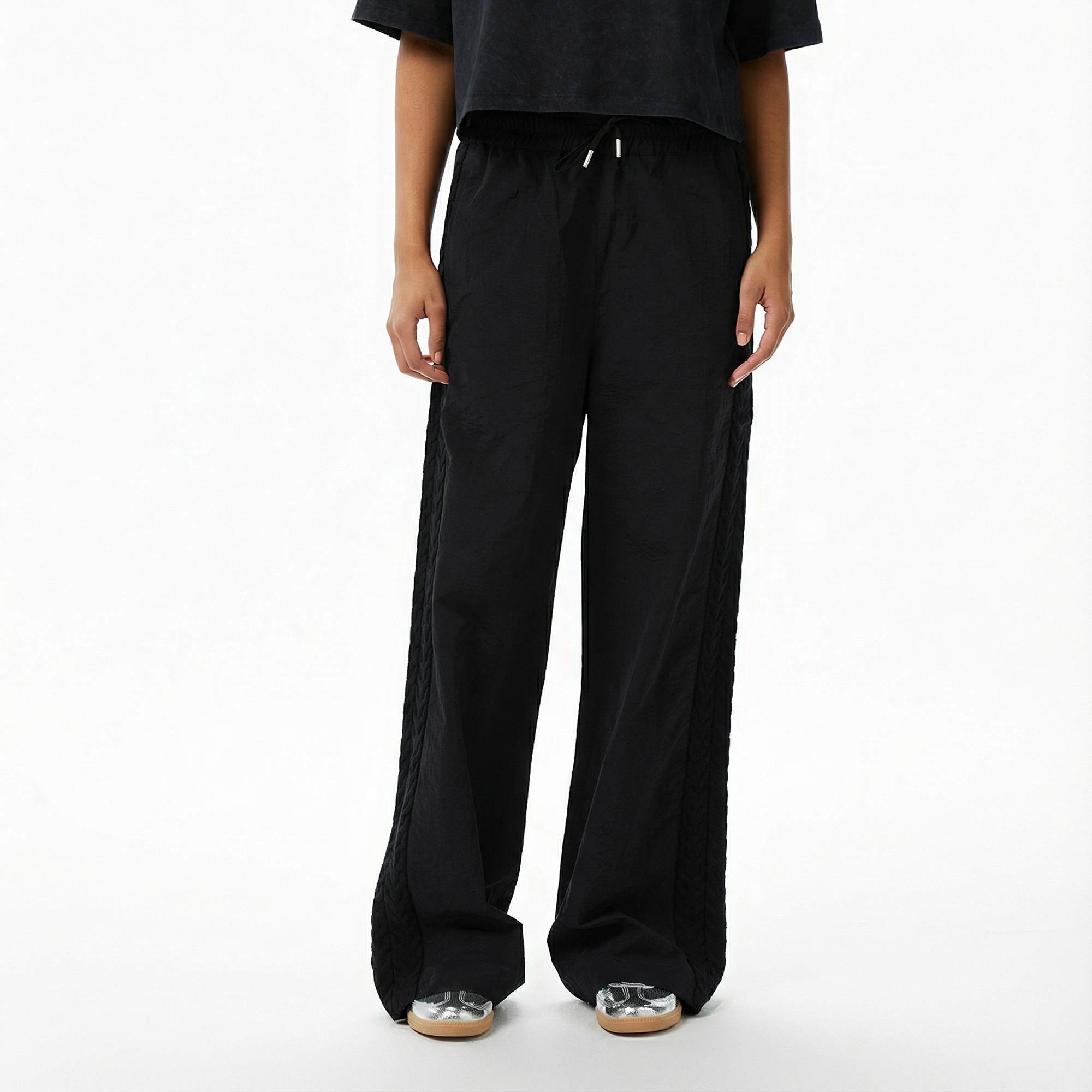 Les Benjamins Track 003 Kadın Siyah Pantolon