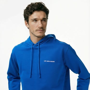  Les Benjamins 014 Erkek Mavi Sweatshirt