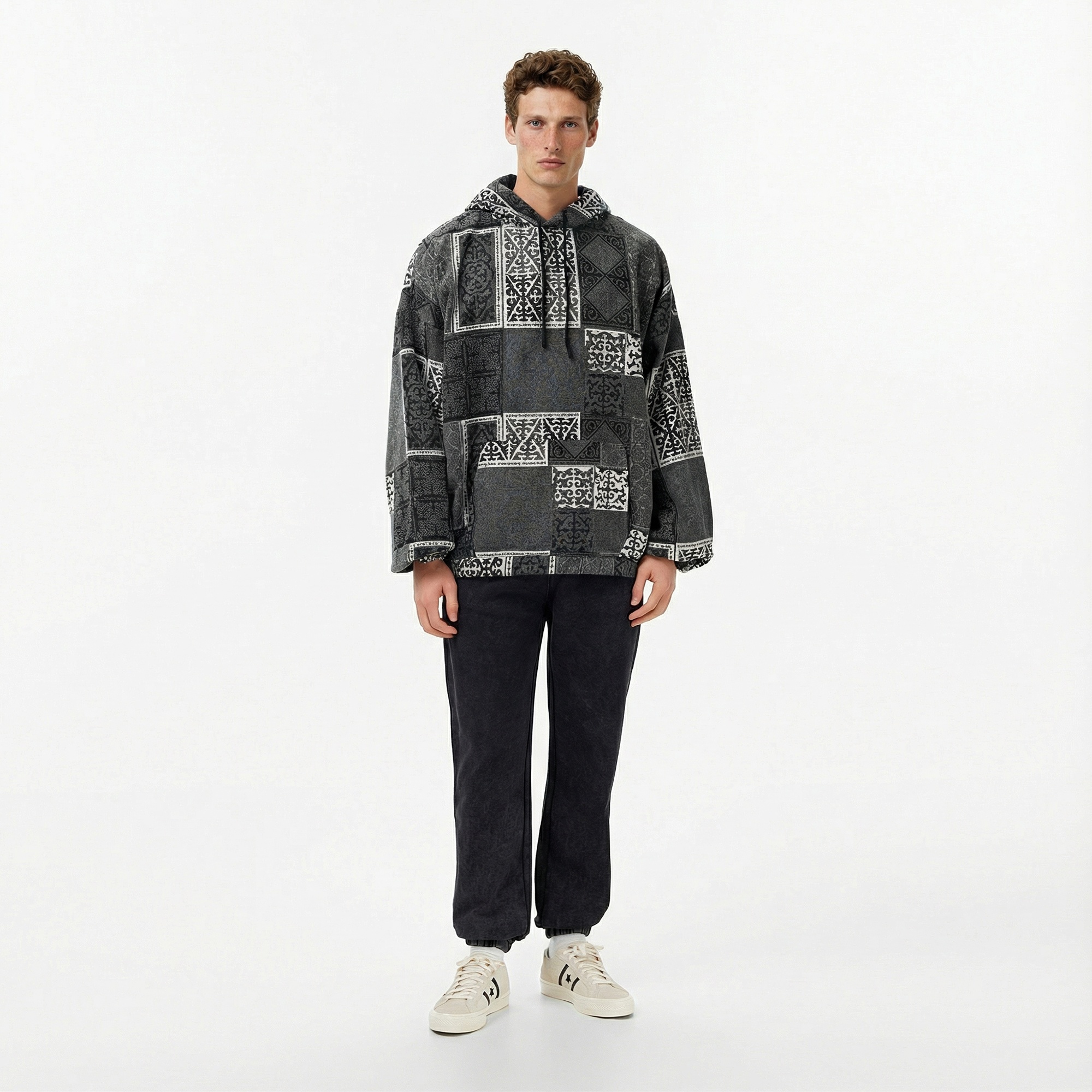Les Benjamins 029 Erkek Renkli Sweatshirt
