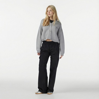  Les Benjamins 308 Kadın Gri Hırka