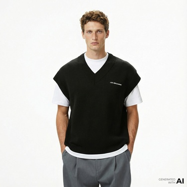  Les Benjamins 307 Erkek Siyah Yelek