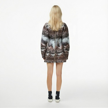  Les Benjamins 005 Kadın Kahverengi Elbise