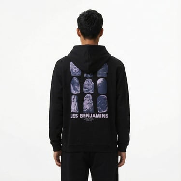  Les Benjamins 009 Erkek Siyah Sweatshirt