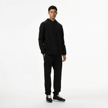  Les Benjamins 009 Erkek Siyah Sweatshirt