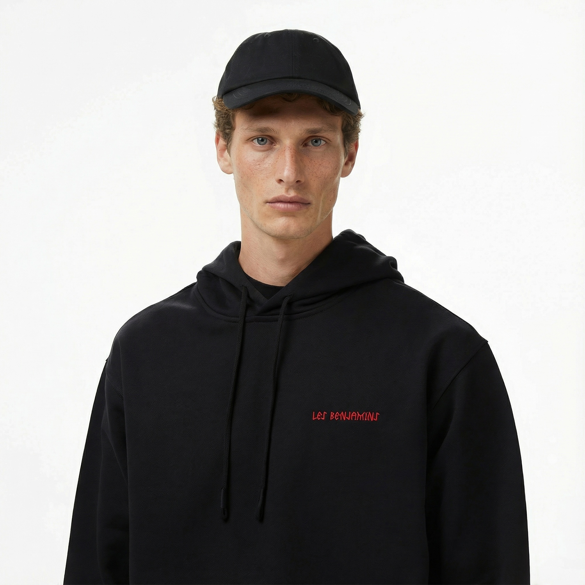 Les Benjamins 019 Erkek Siyah Sweatshirt