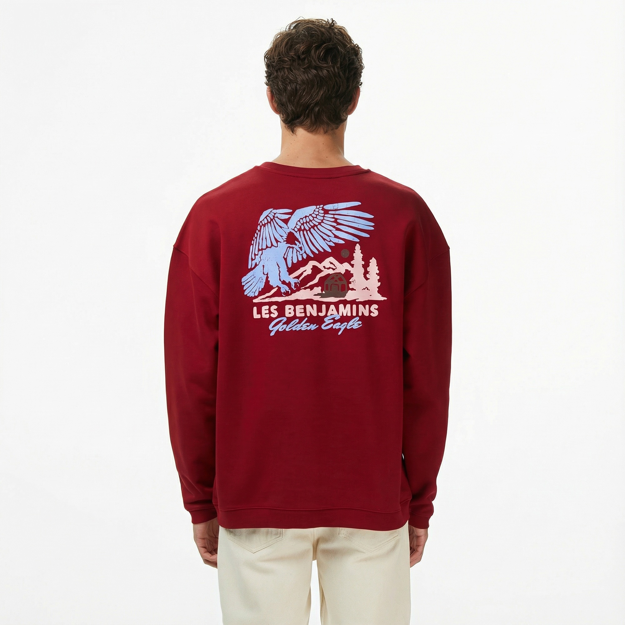 Les Benjamins 007 Erkek Kırmızı Sweatshirt