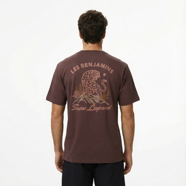  Les Benjamins Relaxed 010 Erkek Kahverengi T-Shirt