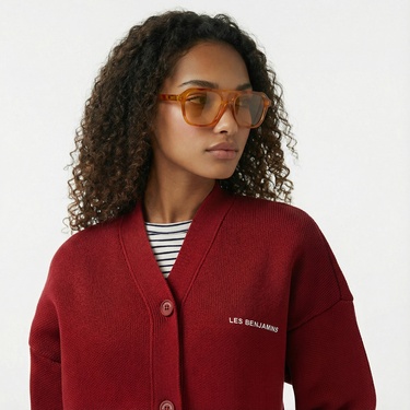  Les Benjamins 310 Kadın Kırmızı Hırka