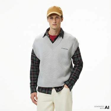  Les Benjamins 308 Erkek Gri Yelek