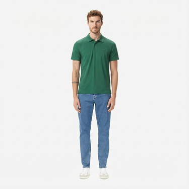 Lacoste Erkek Regular Fit Yeşil Polo