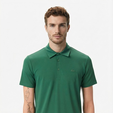  Lacoste Erkek Regular Fit Yeşil Polo