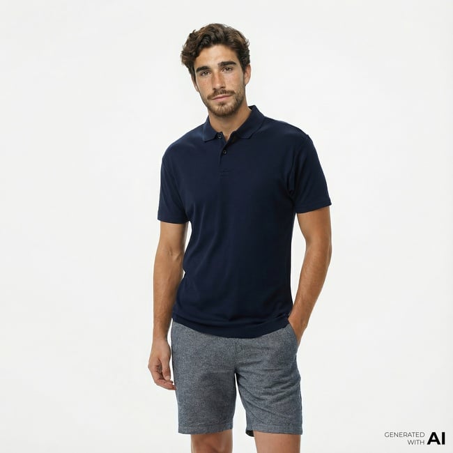  Nautica Erkek Lacivert Classic Fit Polo