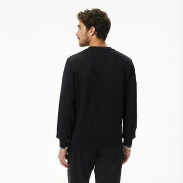  Fred Perry Erkek Siyah Sweatshirt