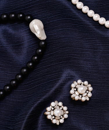  YARGICI İnci Detaylı Gold Küpe