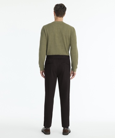  YARGICI Straight Beli Lastikli Pantolon