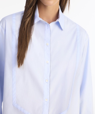  YARGICI Geniş Gömlek Yaka Uzun Kol Gömlek