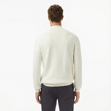  Nautica Erkek Krem Rengi Classic Fit Kazak