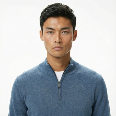  Nautica Erkek Mavi Classic Fit Kazak