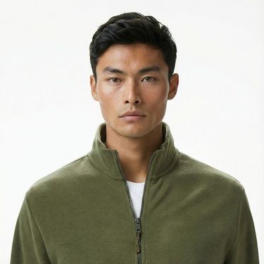  Nautica Erkek Yeşil Regular Fit Sweatshirt