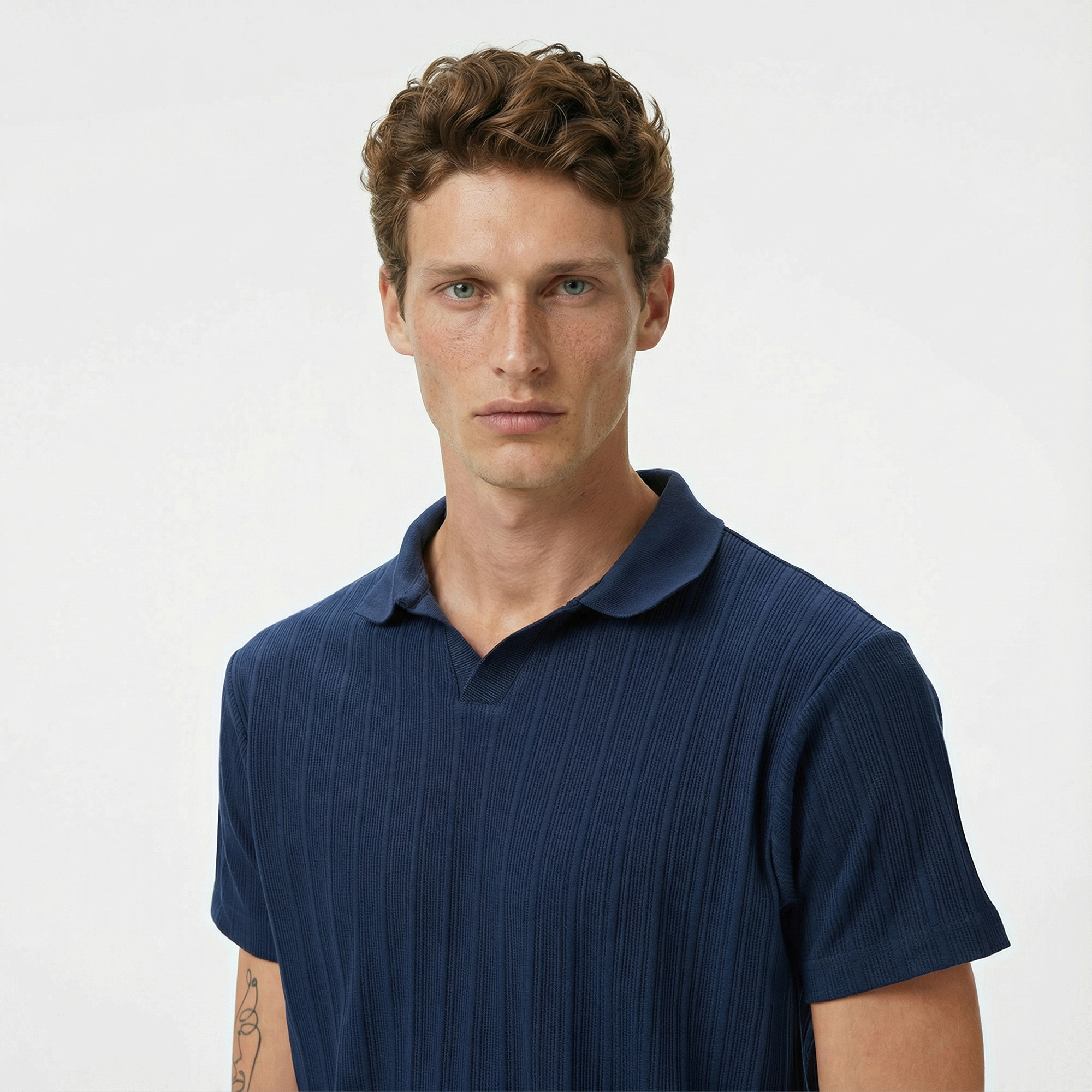  Nautica Erkek Lacivert Classic Fit Polo Yaka T-Shirt