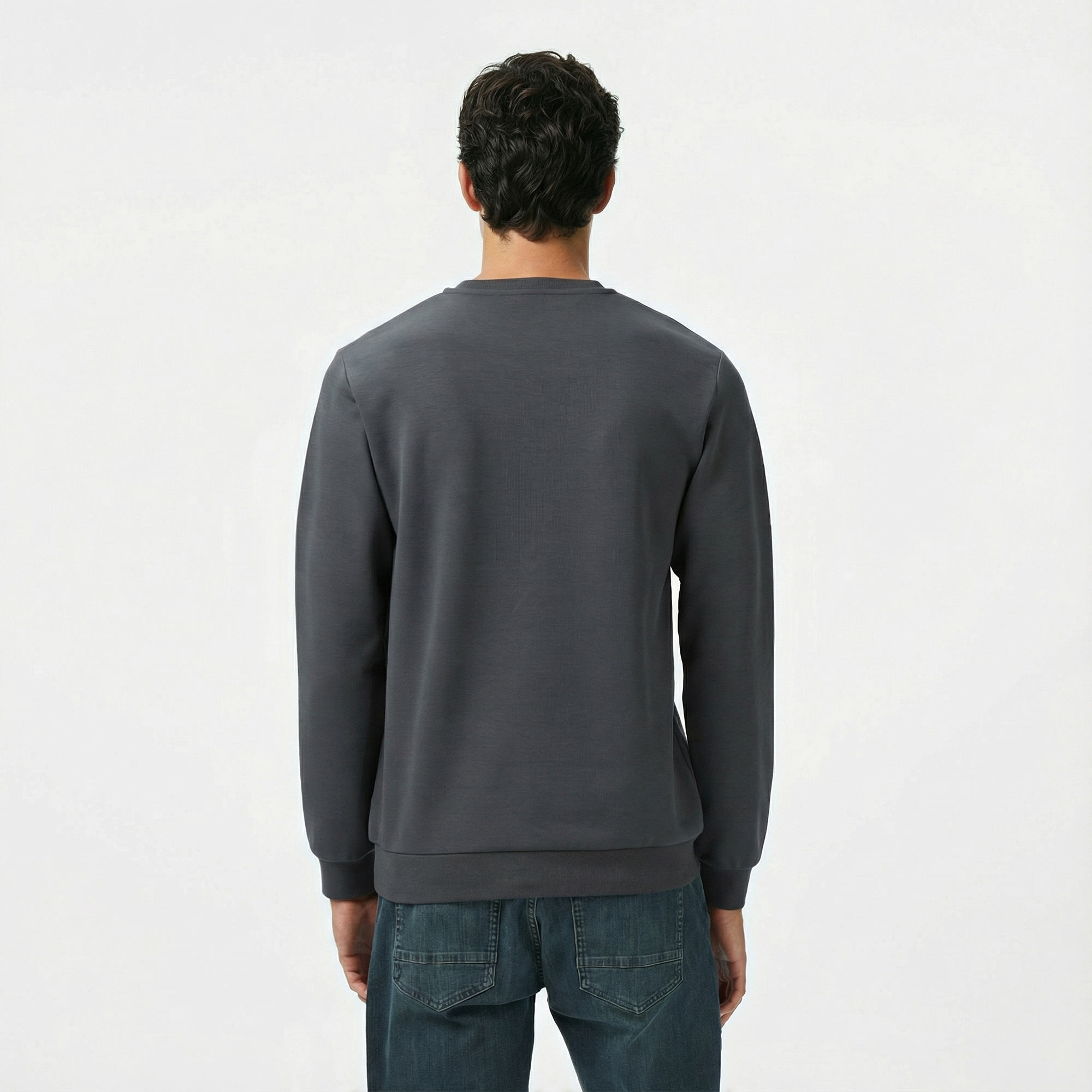  Nautica Erkek Gri Classic Fit Sweatshirt
