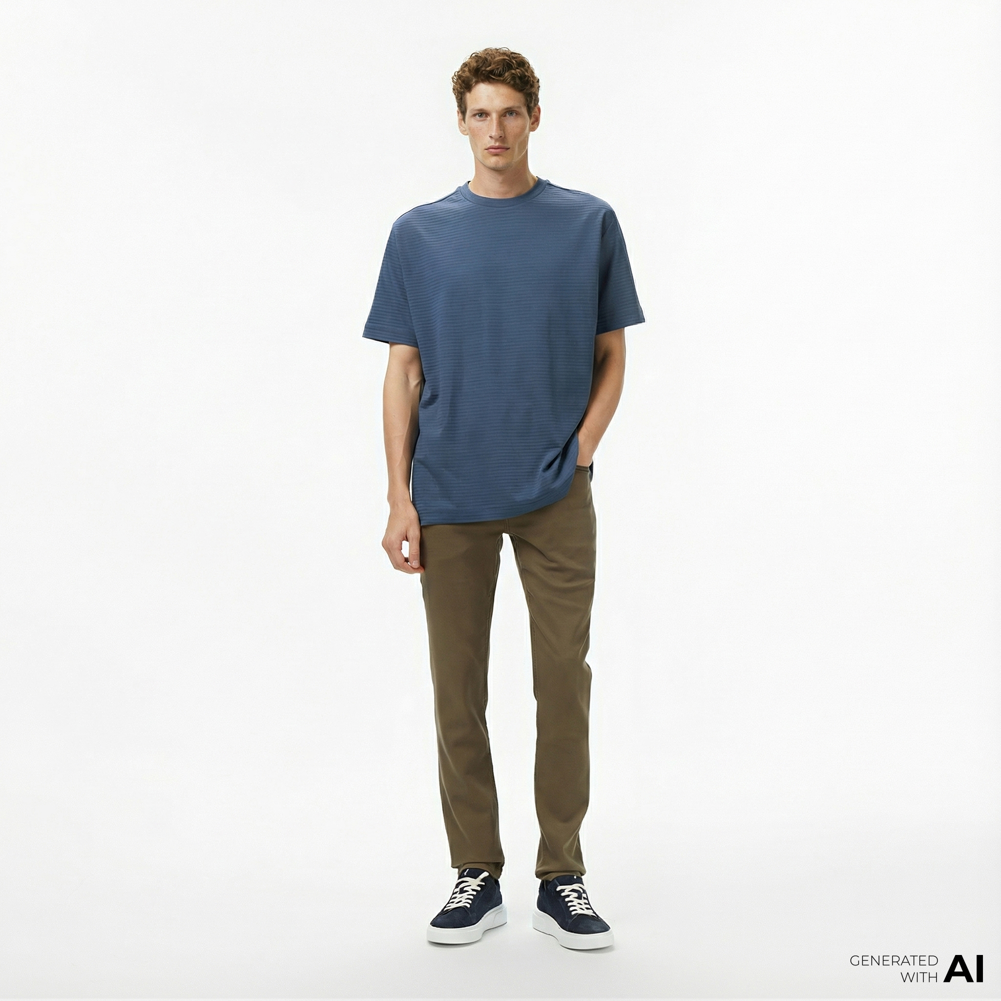  Nautica Erkek Kahverengi Slim Fit Pantolon