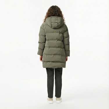  Nautica Kadın Yeşil Regular Fit Mont