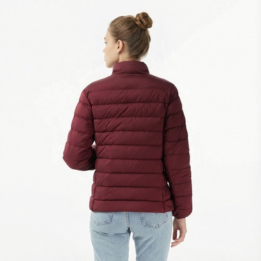  Nautica Kadın Bordo Regular Fit Mont