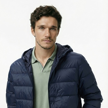  Nautica Erkek Lacivert Regular Fit Mont