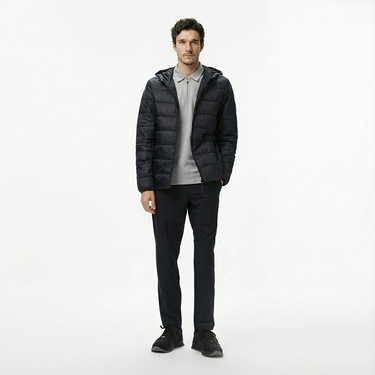  Nautica Erkek Siyah Regular Fit Mont