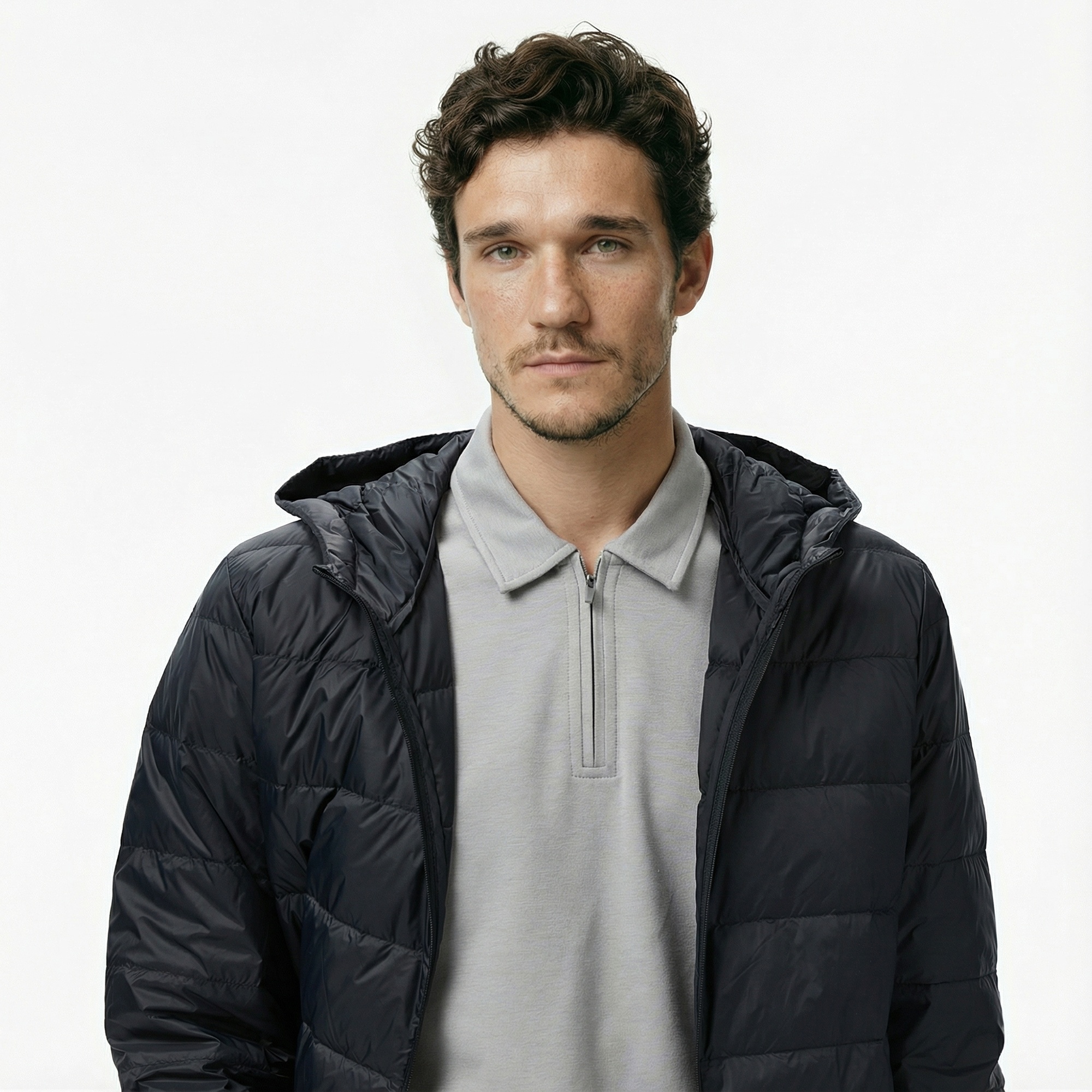 Nautica Erkek Siyah Regular Fit Mont