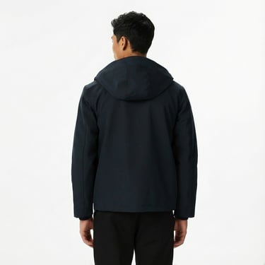  Nautica Erkek Siyah Regular Fit Mont