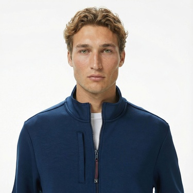  Nautica Erkek Lacivert Classic Fit Sweatshirt